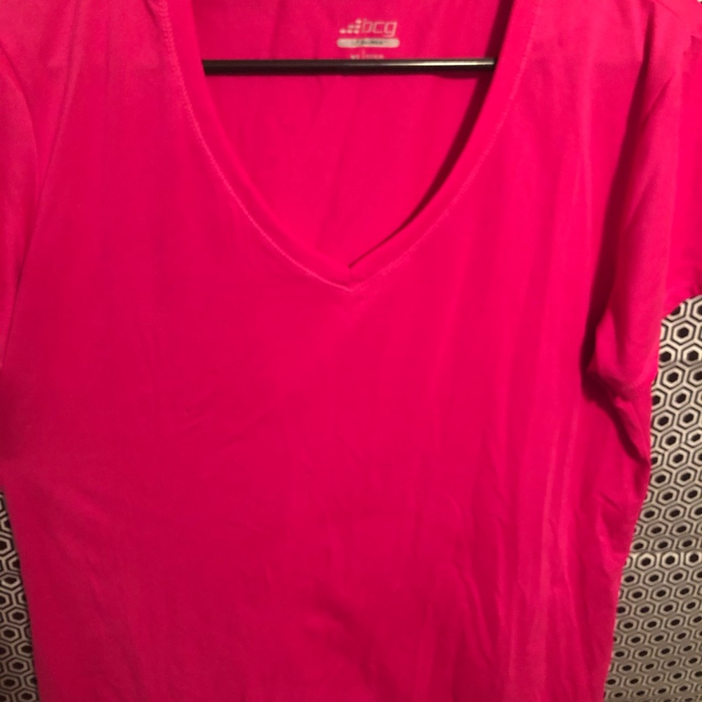 BCG hot pink women’s athletic shirt